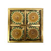 Gouden Gekleurde Diya Set (4 stuks)