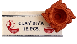 Clay Diya Set (12 stuks)