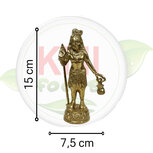 Staande Shiva met Trishul en Kamandalu (Koper)