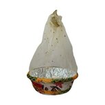 Mandje met Bloemenprint 26cm