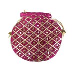 Donker Roze Potli Tasje 