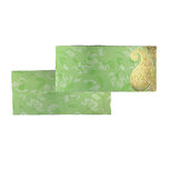 Groene Envelop met Bloemen Details