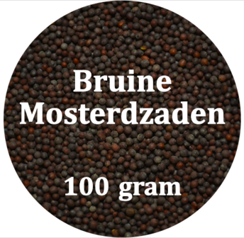 Mosterdzaad Bruin 100 gram