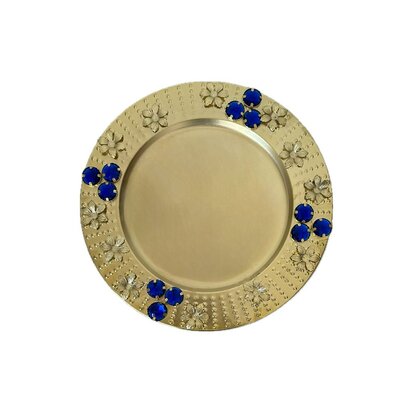 Decoratieve Schaal met Blauwe Details