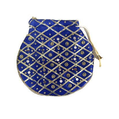 Blauwe Potli Tasje 