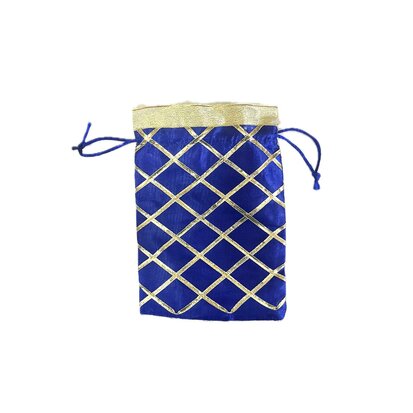 Blauwe kleine giftbag