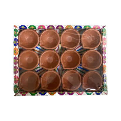 Kleine Diya Set (12 stuks)