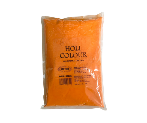Holi Poeder (Oranje) in Zak