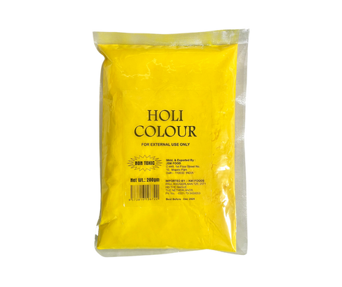Holi Poeder (Geel) in Zak