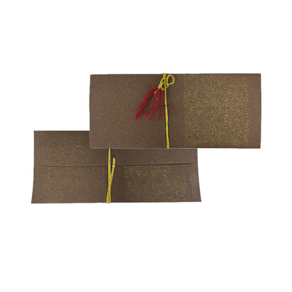 Bruine Envelop met Gouden Details