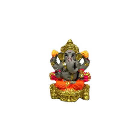 Ganesha Beeld voor Visarjan (4 inch)